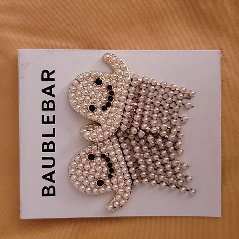 Baublebar ghost earrings with faces